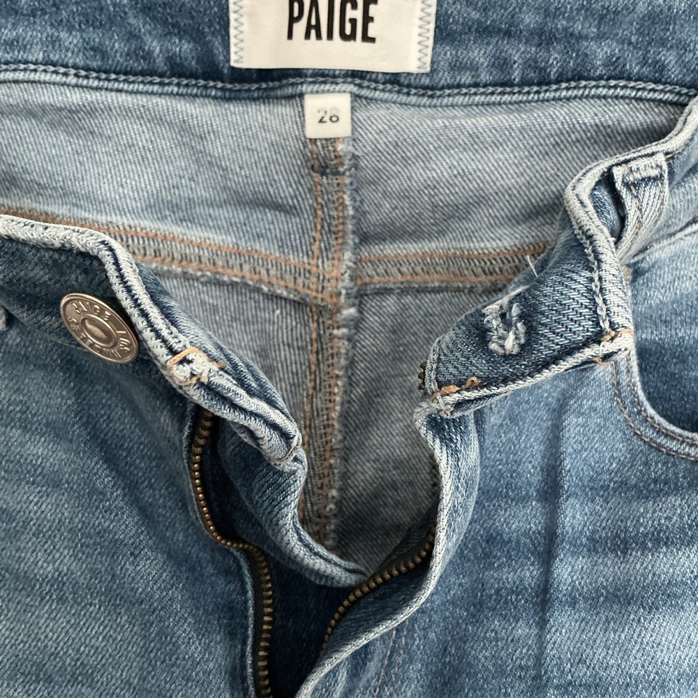 PAIGE Light Blue Denim Jeans